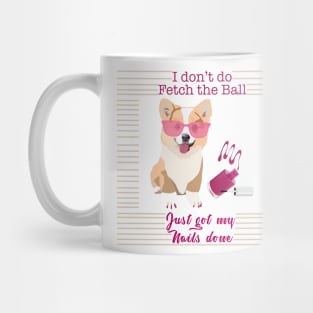 Manicure Puppy Mug